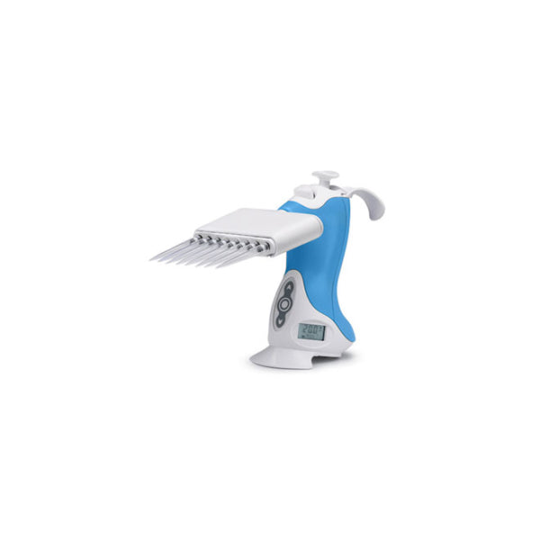 5.0-250µL Pipette, Ovation, (E8) Electronic Multichannel, Blue - catalogue 1160-0250