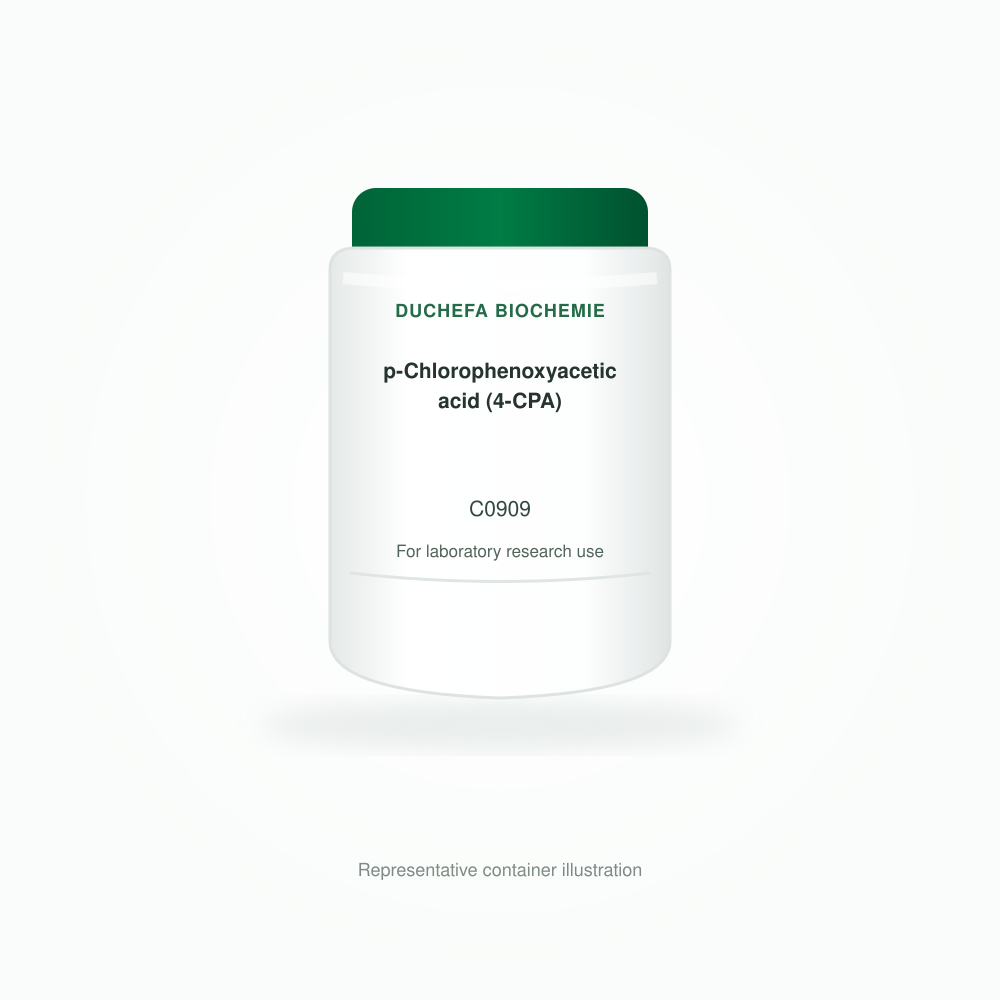 p-Chlorophenoxyacetic acid (4-CPA) - Duchefa Biochemie representative container illustration
