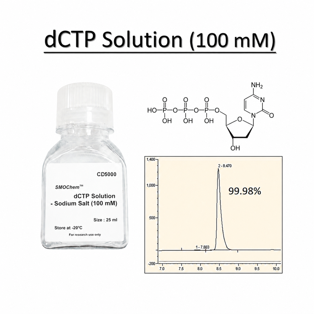 SMOChem™ dCTP Solution – Sodium Salt, 100 mM, 25 mL