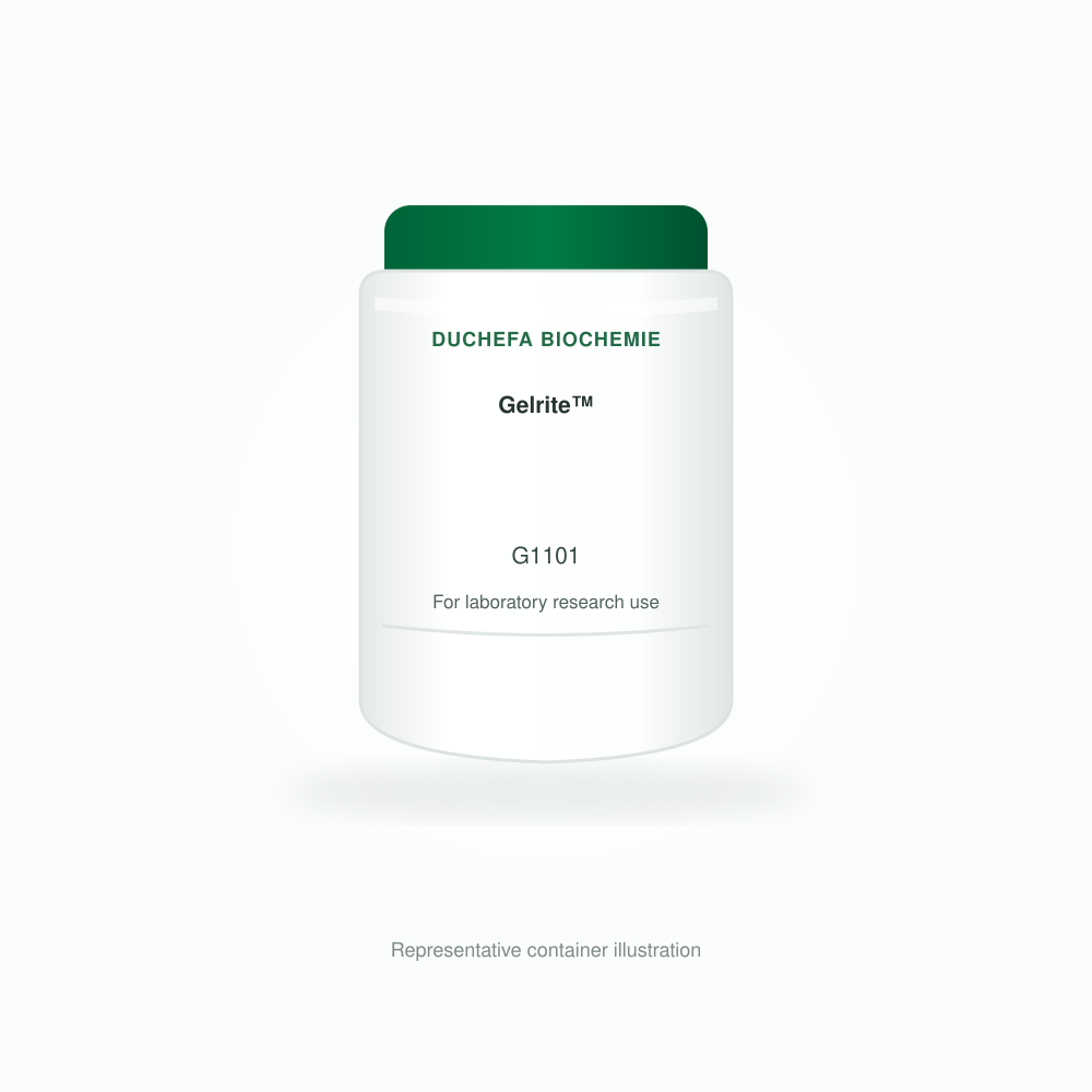 Gelrite™ - Duchefa Biochemie representative container illustration