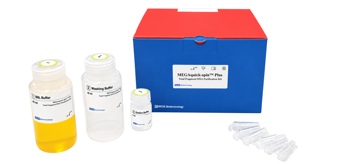 MEGAquick-spin™ Plus Total Fragment DNA Purification Kit — iNtRON Biotechnology