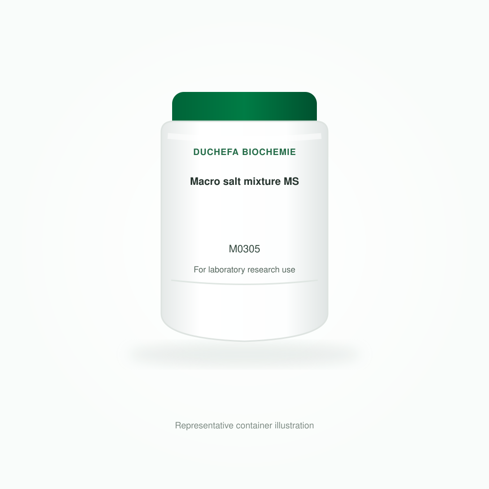 Macro salt mixture MS - Duchefa Biochemie representative container illustration