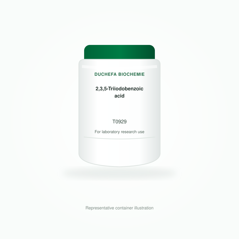 2,3,5-Triiodobenzoic acid - Duchefa Biochemie representative container illustration